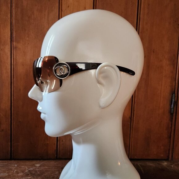 Chanel Monogram CC Wrap Around Sunglasses, Authentic - Picture 8 of 10